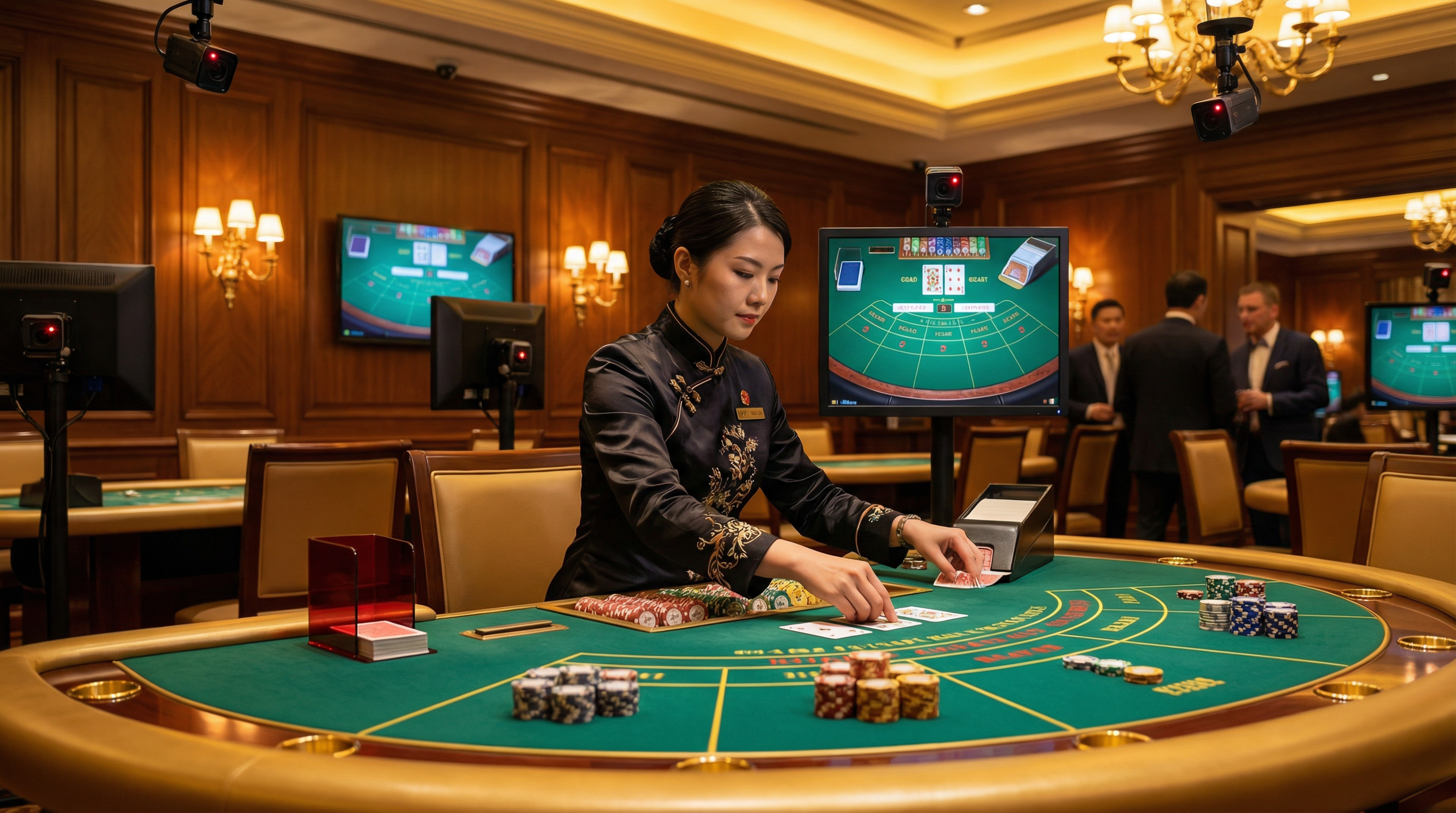 百家乐真人游戏桌面实景